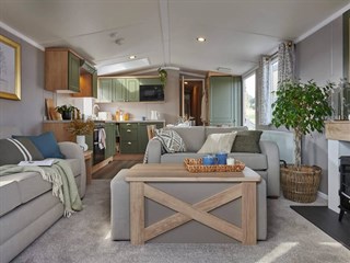 2026 Swift Provence Outlook Static Caravan Holiday Home living area