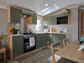 2026 Swift Provence Outlook Static Caravan Holiday Home kitchen