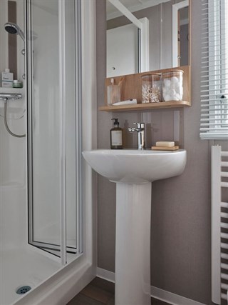 2026 Swift Provence Outlook Static Caravan Holiday Home shower room