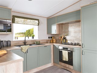 2026 ABI langdale static caravan holiday home kitchen