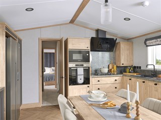 2026 abi balmoral static caravan holiday home Kitchen