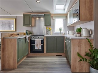 2026 Swift Provence Bay Static Caravan Holiday Home kitchen