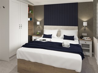 2026 Swift Margaux Static Caravan Holiday Home main bedroom