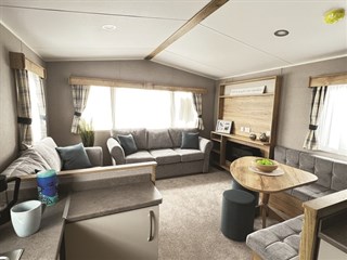 2026 ABI Adelaide Static Caravan Holiday Home lounge