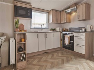 2026 Swift Loire Static Caravan Holiday Home kitchen