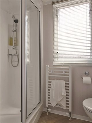 2026 Swift Loire Static Caravan Holiday Home shower room