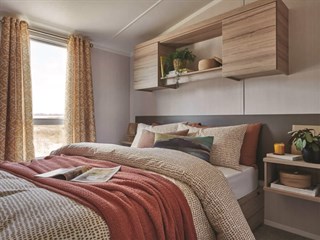 2026 Swift Loire Static Caravan Holiday Home main bedroom