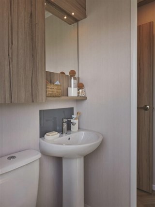 2026 Swift Loire Static Caravan Holiday Home main bedroom en suite