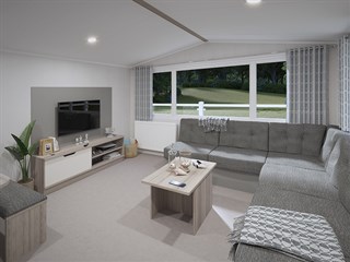 2026 Swift Royan Static Caravan Holiday Home lounge