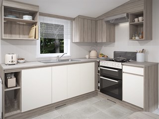 2026 Swift Royan Static Caravan Holiday Home kitchen