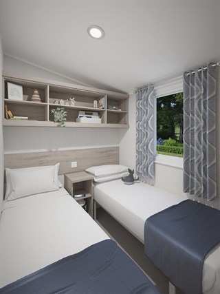2026 Swift Royan Static Caravan Holiday Home twin bedroom