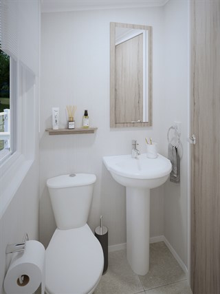 2026 Swift Royan Static Caravan Holiday Home main bedroom en suite