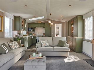 2026 Swift Vendee Lodge Static Lodge Holiday Home front to back