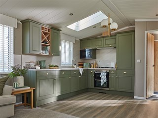 2026 Swift Vendee Lodge Static Lodge Holiday Home kitchen