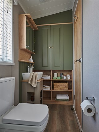 2026 Swift Vendee Lodge Static Lodge Holiday Home washroom