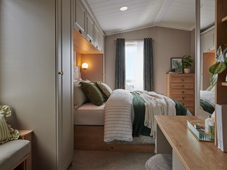 2026 Swift Vendee Lodge Static Lodge Holiday Home main bedroom