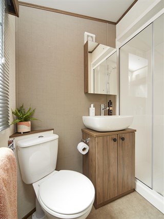 2026 Carnaby Carrington Static Caravan Holiday Home shower room