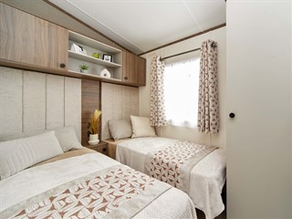 2026 Carnaby Carrington Static Caravan Holiday Home twin bwdroom