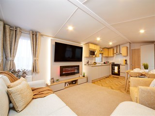 2026 Swift Melrose Static Caravan Holiday Home living area