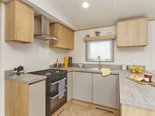 2026 Carnaby Melrose CL Static Caravan Holiday Home kitchen