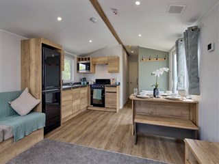 2026 Willerby Ellerton Extra Static Caravan Holiday Home lounge to kitchen