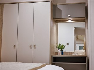 2026 Willerby Salisbury Static Caravan Holiday Home main bedroom vanity