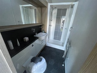 2018 Willerby Linear Static Caravan Holiday Home washroom