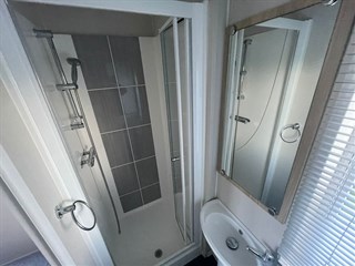 2018 Willerby Linear Static Caravan Holiday Home shower room
