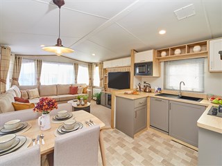 2026 Carnaby Oakdale Static Caravan Holiday Home lounge