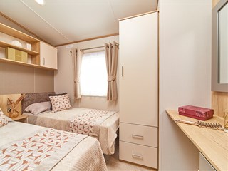 2026 Carnaby Oakdale Static Caravan Holiday Home twin bedroom
