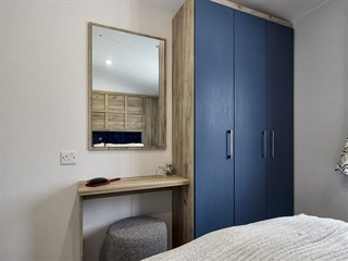 2026 Willerby Ashford Static Caravan Holiday Home main bedroom vanity table