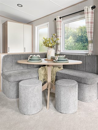2027 ABI Keswick Static Caravan Holiday Home dinette