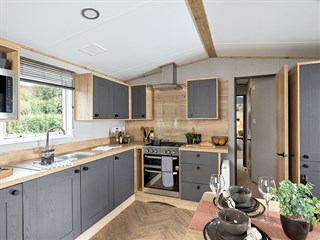 2027 ABI Wimbledon Static Caravan Holiday Home kitchen