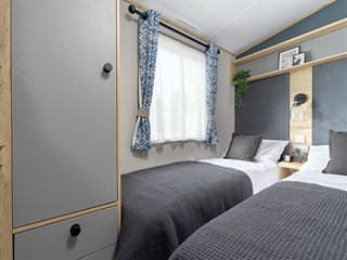 2027 ABI Wimbledon Static Caravan Holiday Home twin bedroom