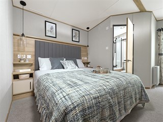 2027 ABI Beverley Static Caravan Holiday Home main bedroom