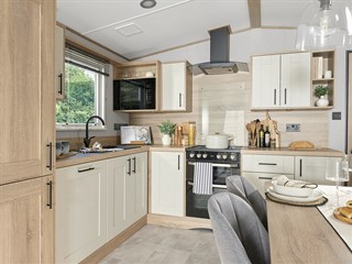 2027 ABI Beverley Static Caravan Holiday Home kitchen