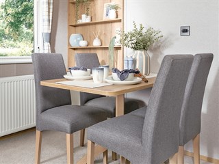 2027 ABI Derwent Static Caravan Holiday Home dining area