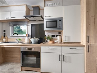2027 ABI Derwent Static Caravan Holiday Home kitchen