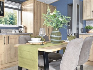 2027 ABI Portofino Static Caravan Holiday Home dining area