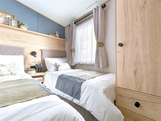 2027 ABI Portofino Static Caravan Holiday Home twin bedroom