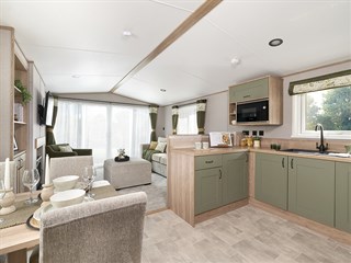 2027 ABI Langdale Static Caravan Holiday Home lounge