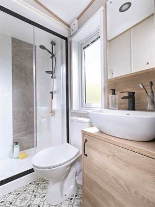 2027 ABI Langdale Static Caravan Holiday Home shower room