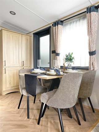 2027 ABI Ingleton Static Caravan Holiday Home dining area