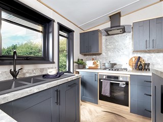 2027 ABI Ingleton Static Caravan Holiday Home kitchen