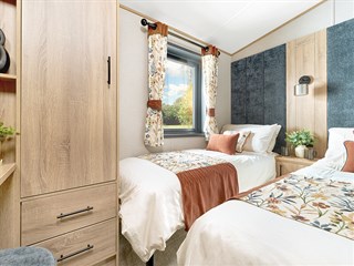 2027 ABI Ingleton Static Caravan Holiday Home twin bedroom