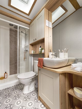 2027 ABI Ambleside Static Caravan Holiday Home shower room