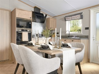 2027 ABI Balmoral Static Caravan Holiday Home dining