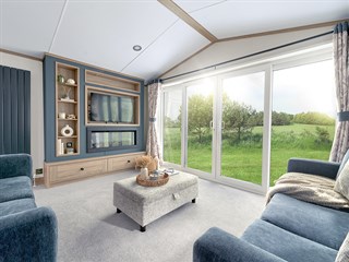 2027 ABI Balmoral Static Caravan Holiday Home living room