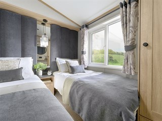 2027 ABI Balmoral Static Caravan Holiday Home twin bedroom