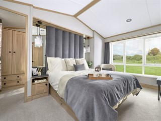 2027 ABI Balmoral Static Caravan Holiday Home main bedroom